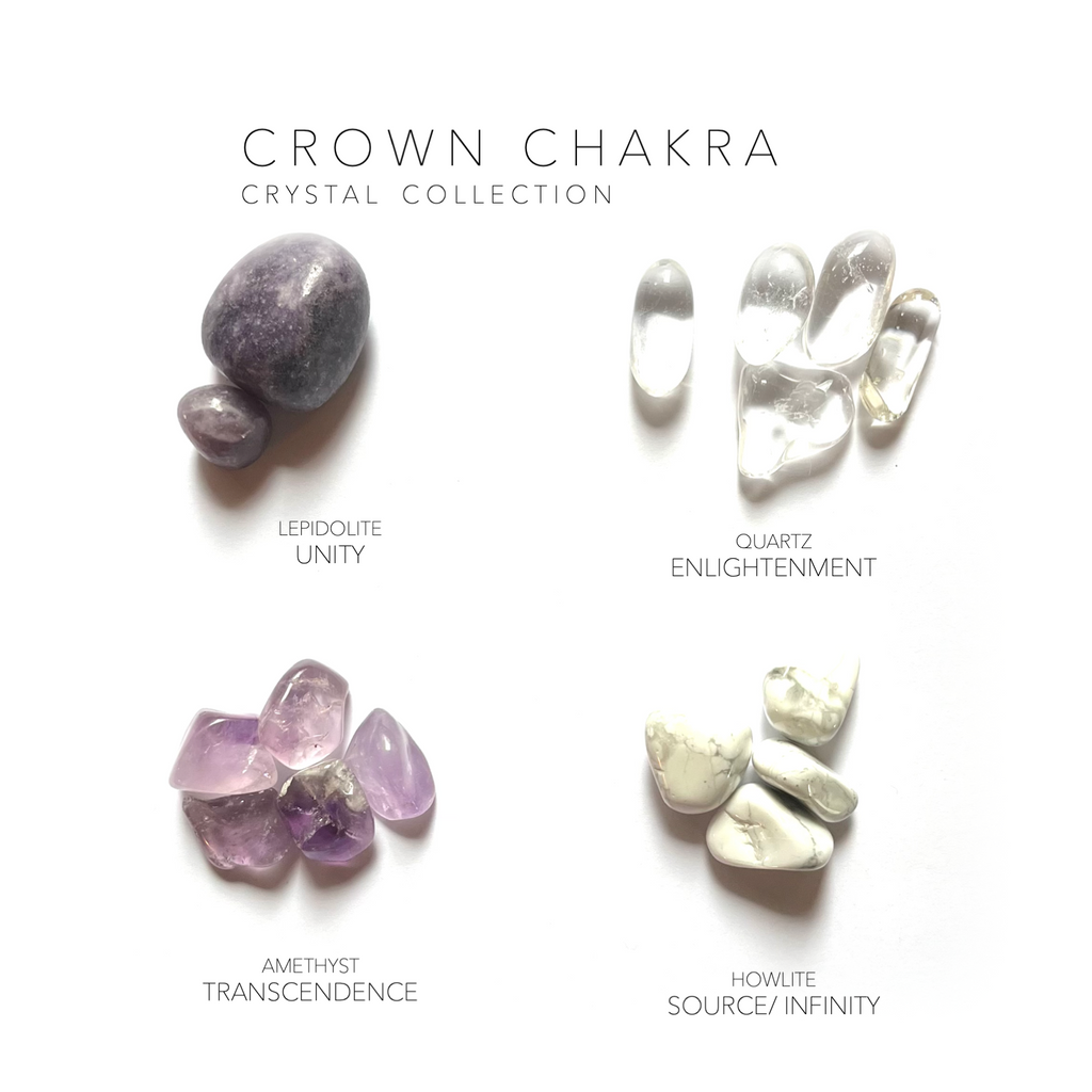 CROWN CHAKRA  ---  Rox Box -- crystal gift set