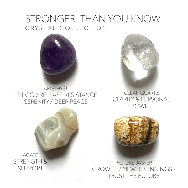 STRONGER THAN YOU KNOW - Crystal Grids