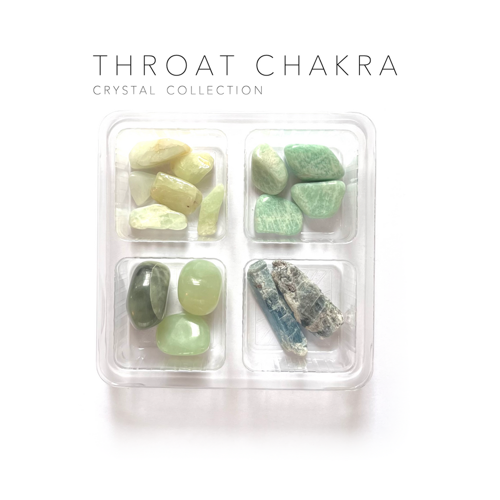 THROAT CHAKRA  ---  Rox Box -- crystal gift set