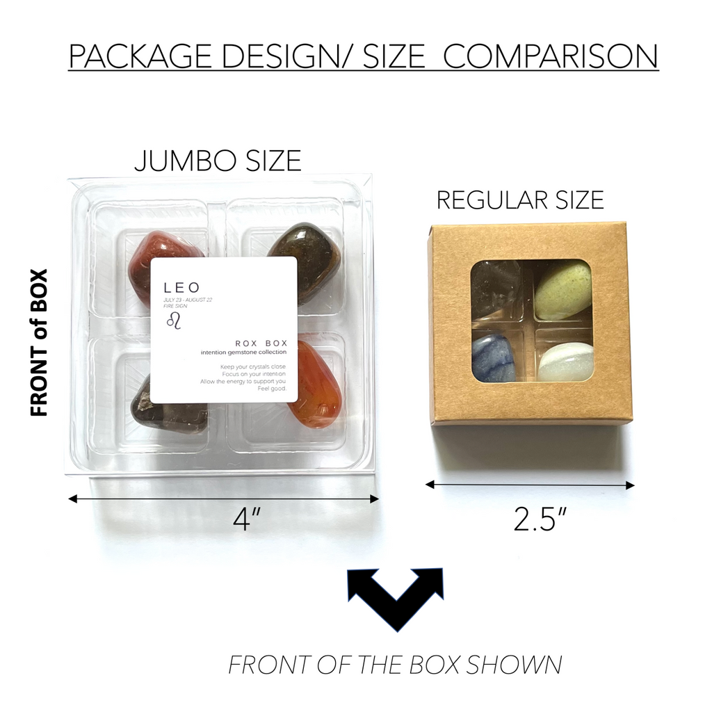 CALM ANXIETY ---  Rox Box -- crystal gift set