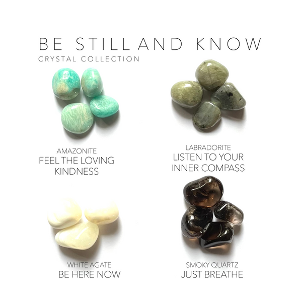 BE STILL AND KNOW --- Rox Box - healing crystal set