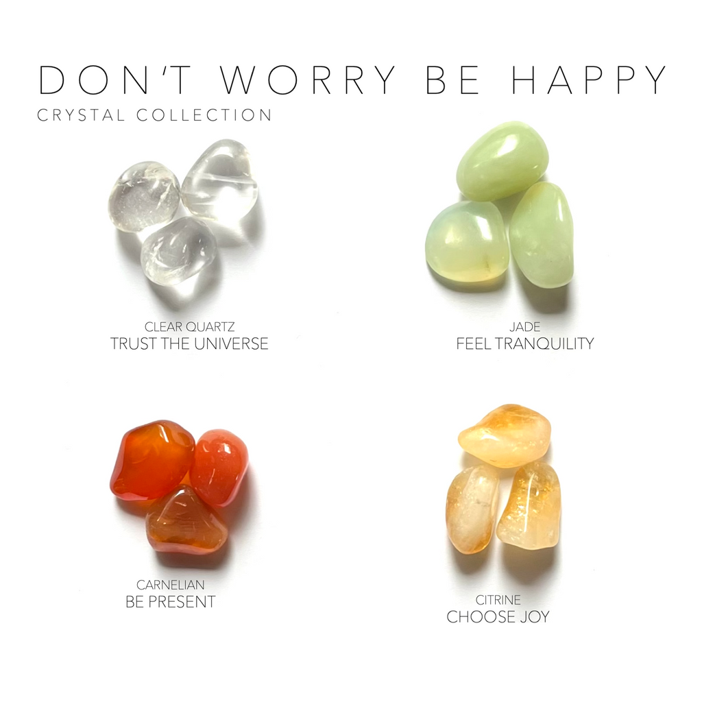 DON'T WORRY BE HAPPY ---  Rox Box - healing crystal set