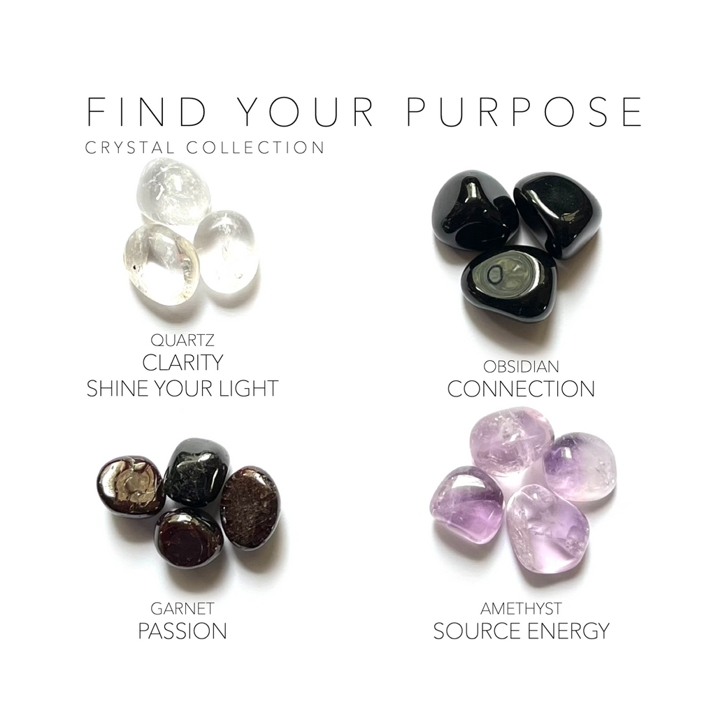 FIND YOUR PURPOSE ---  Rox Box - healing crystal set
