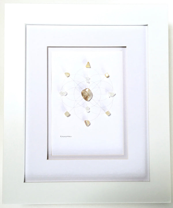 Aligned Framed Crystal Art — Conscious Creation Co., Shop Framed Crystal  Grids, Sacred Space Design