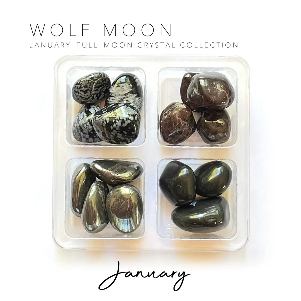 JANUARY FULL MOON - WOLF MOON - Rox Box - crystal set