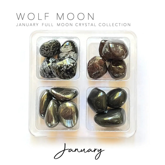 JANUARY FULL MOON - WOLF MOON - Rox Box - crystal set