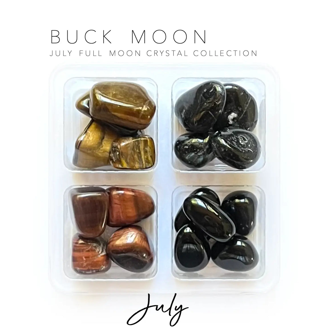 JULY FULL MOON - BUCK MOON Rox Box - crystal set