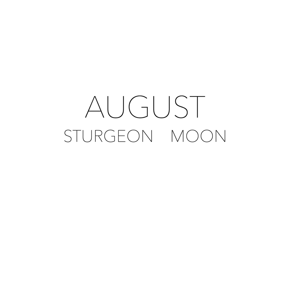 AUGUST FULL MOON - STURGEON MOON Rox Box - crystal set