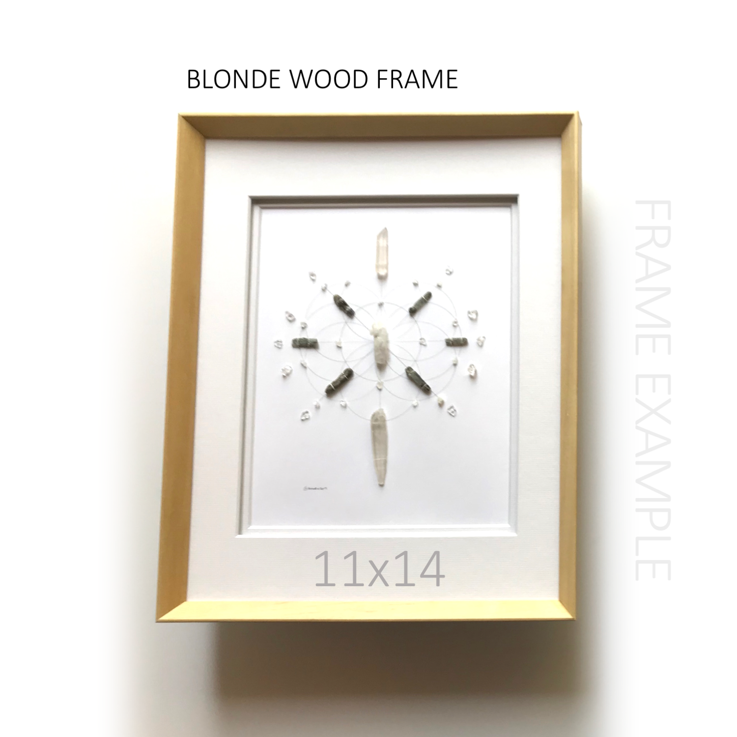 Custom FRAMED CRYSTAL GRID - Crystal Grids