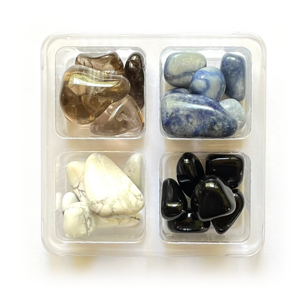 CALM ANXIETY ---  Rox Box -- crystal gift set