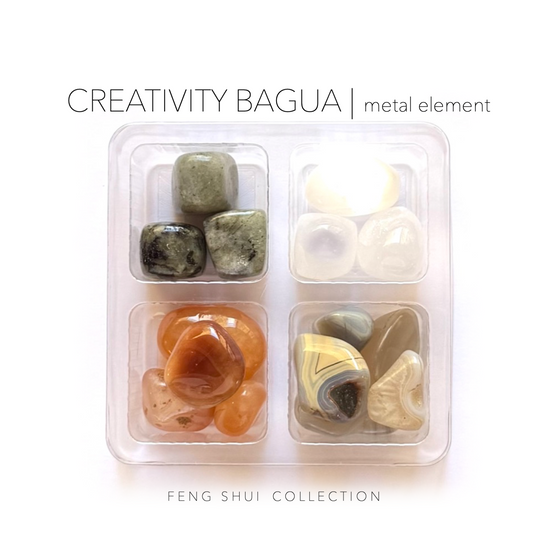 CREATIVITY BAGUA - Feng Shui Crystal Cures Collection - Rox Box - gemstone crystal set