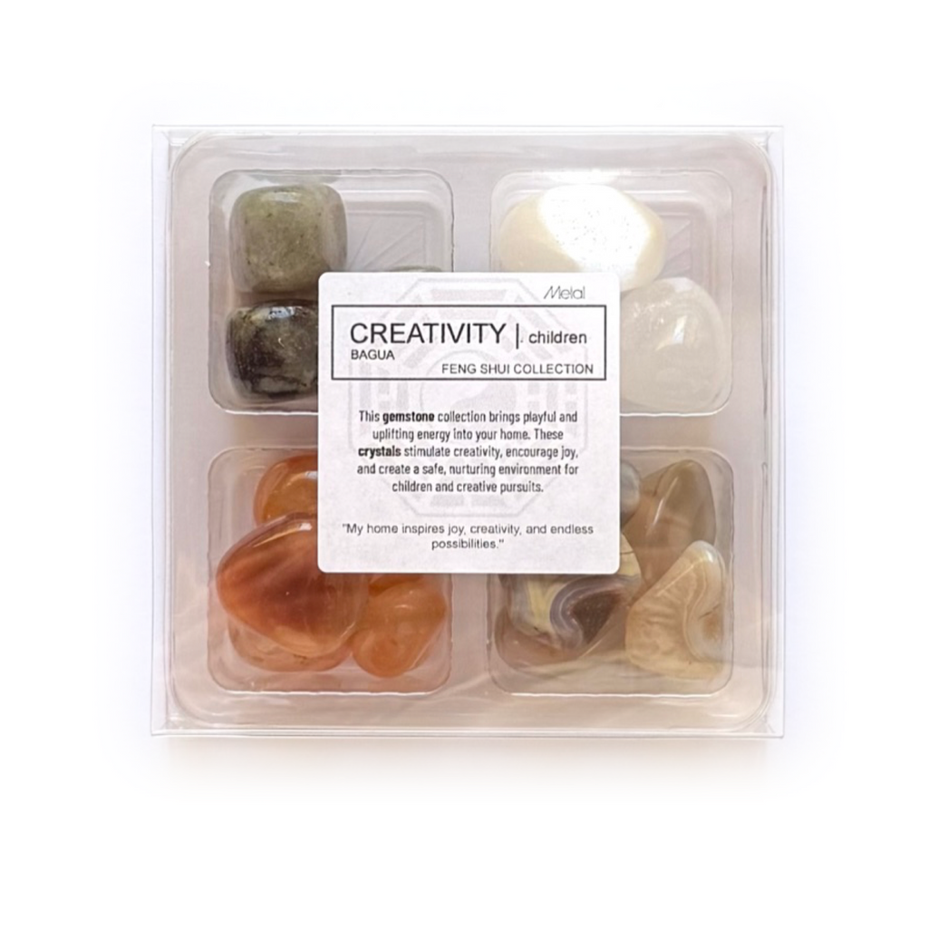 CREATIVITY BAGUA - Feng Shui Crystal Cures Collection - Rox Box - gemstone crystal set