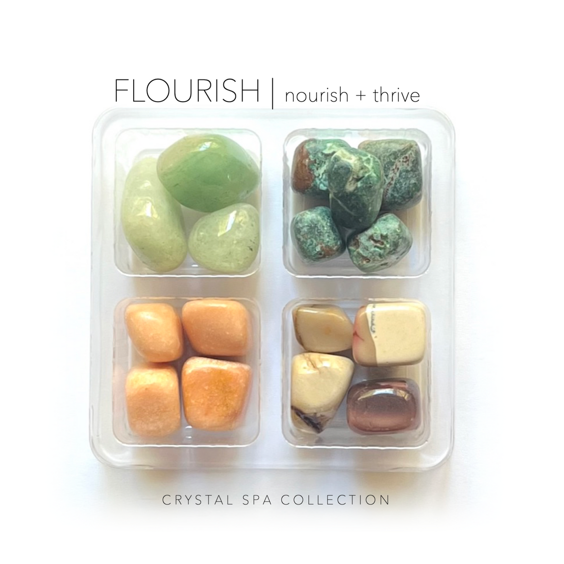 FLOURISH - Spa Collection - Rox Box - gemstone crystal set