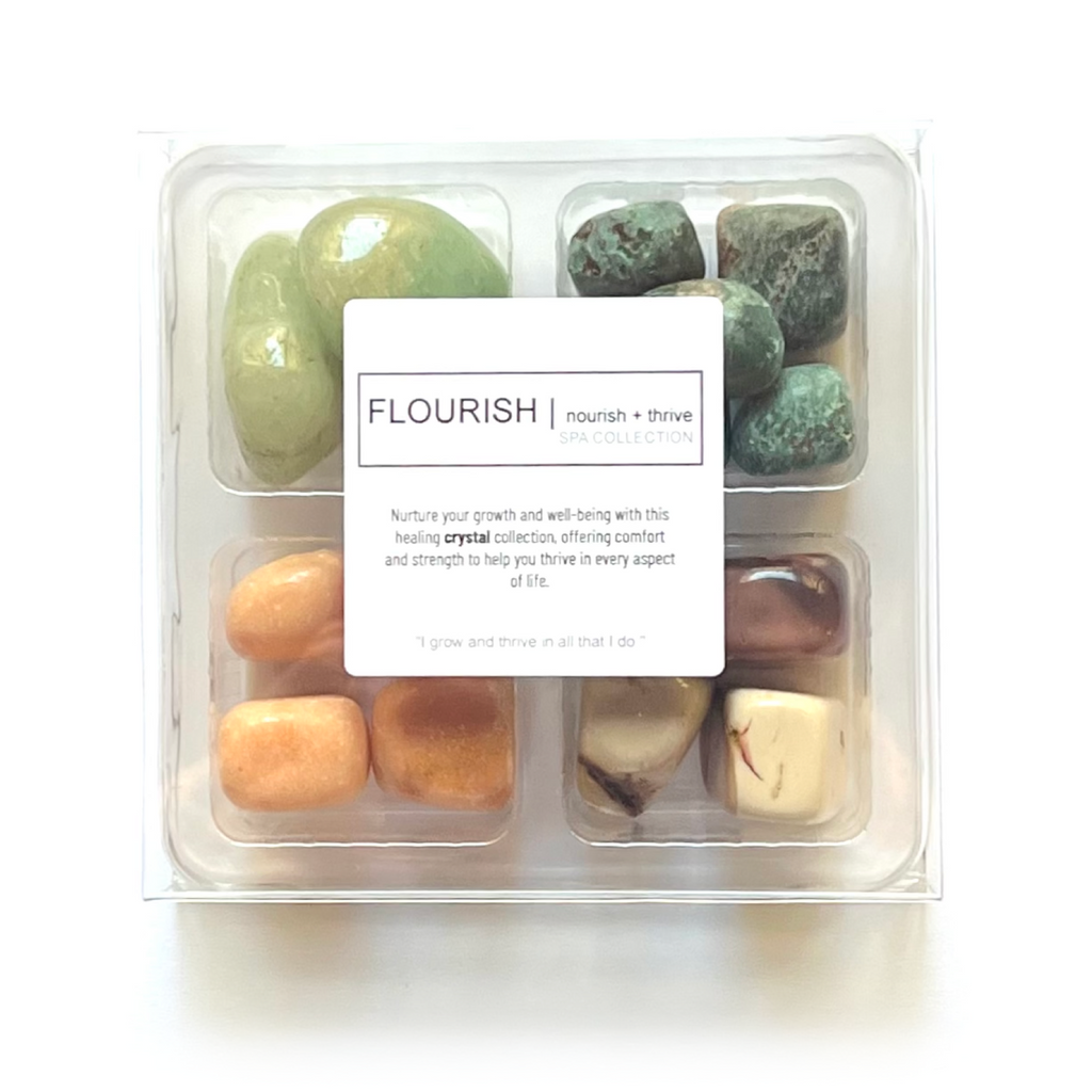 FLOURISH - Spa Collection - Rox Box - gemstone crystal set