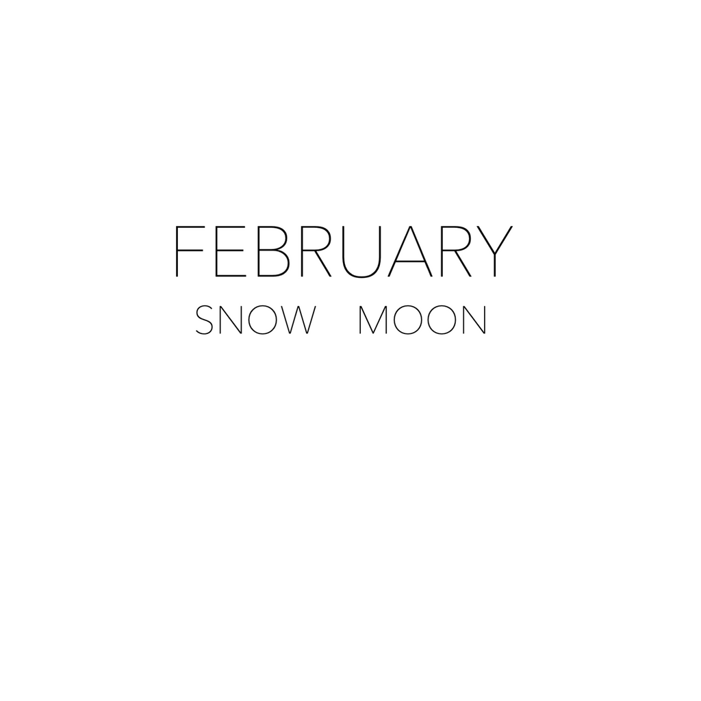 FEBRUARY FULL MOON - SNOW MOON - Rox Box - crystal set