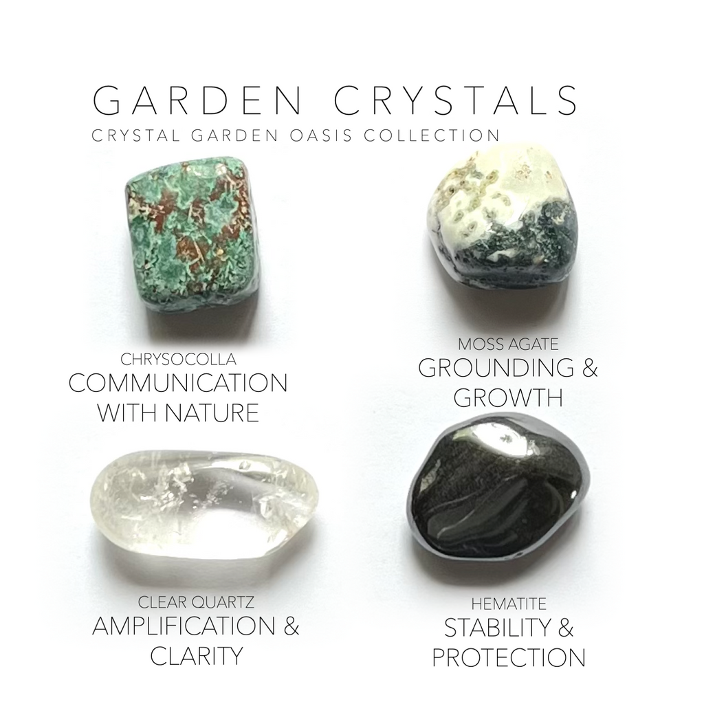 GARDEN CRYSTALS COLLECTION ---  Rox Box - healing crystal set