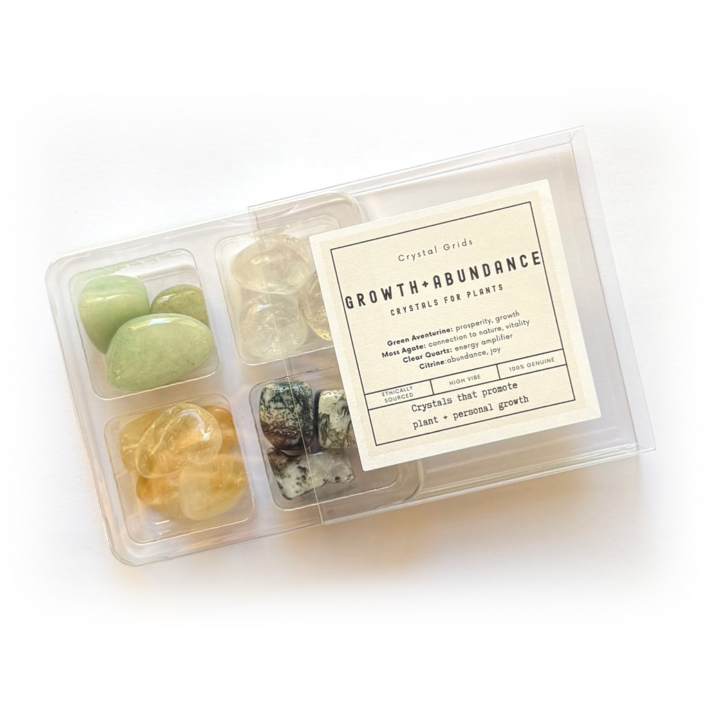 GROWTH + ABUNDANCE - Crystals for Plants Rox Box