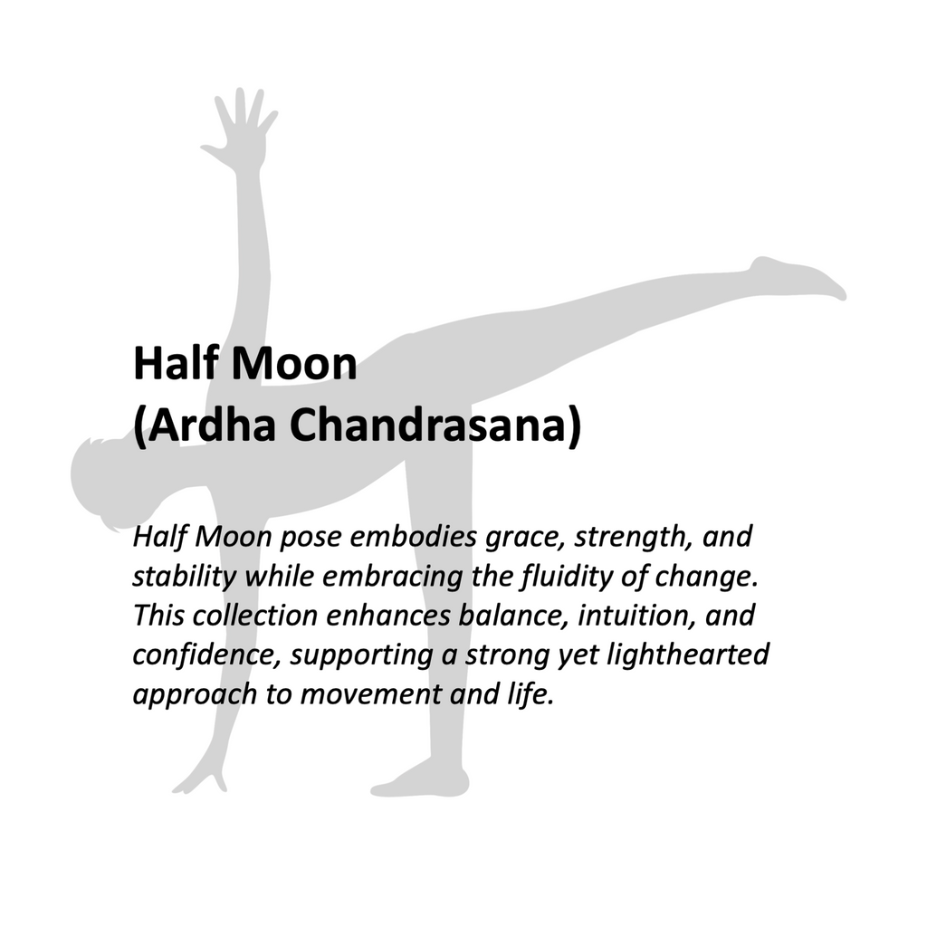 HARMONIC ESSENCE - Half Moon (Ardha Chandrasana) - Yoga Crystals Rox Box Collection