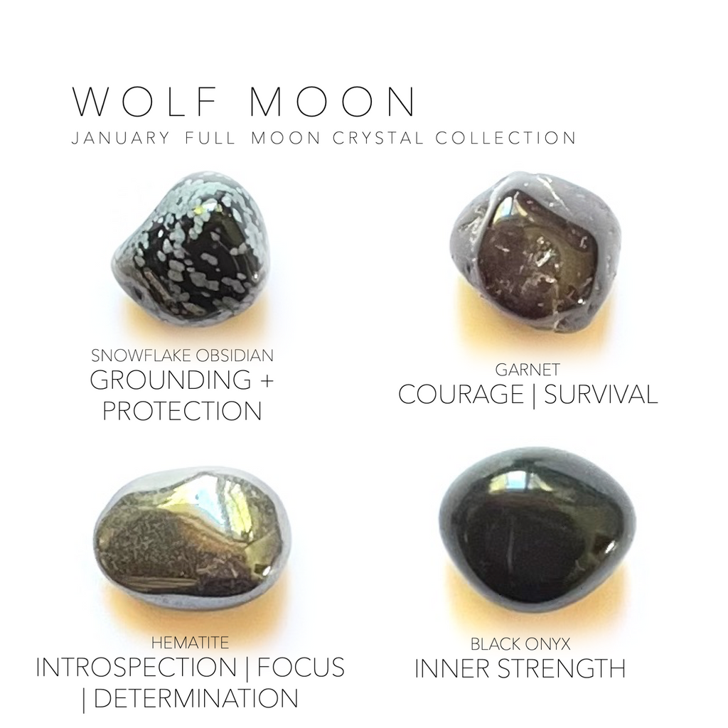 JANUARY FULL MOON - WOLF MOON - Rox Box - crystal set