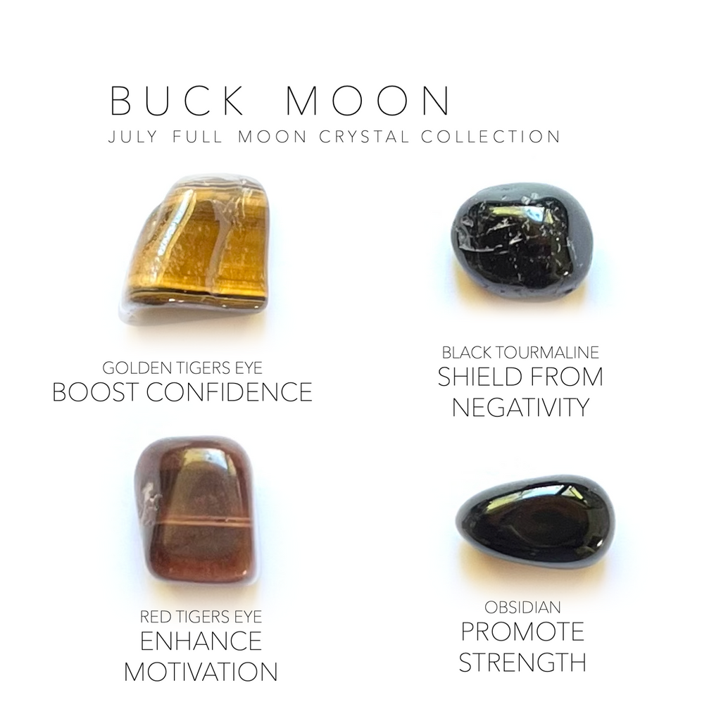 JULY FULL MOON - BUCK MOON Rox Box - crystal set