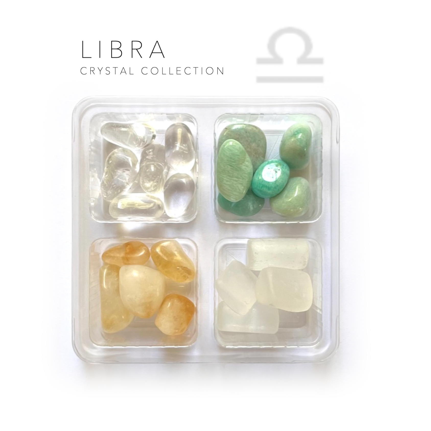 Libra Zodiac Rox Box - Sept 23 - Oct 22 - Crystals and Stones gift set kit