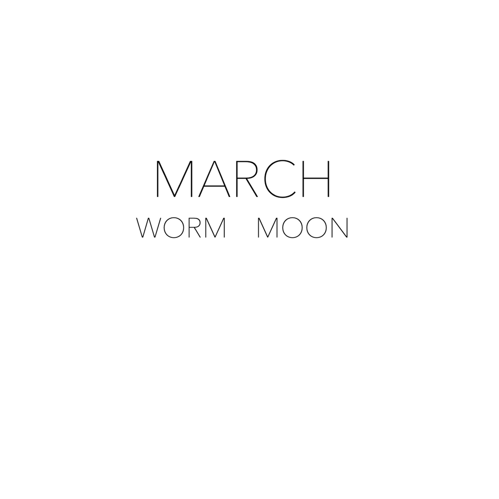 MARCH FULL MOON - WORM MOON - Rox Box - crystal set