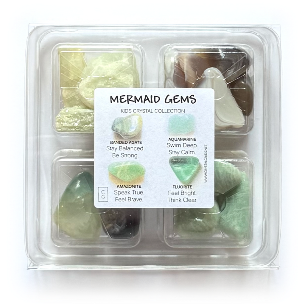 MERMAID GEMS - Kids Crystal Sets - Rox Box - rock collection