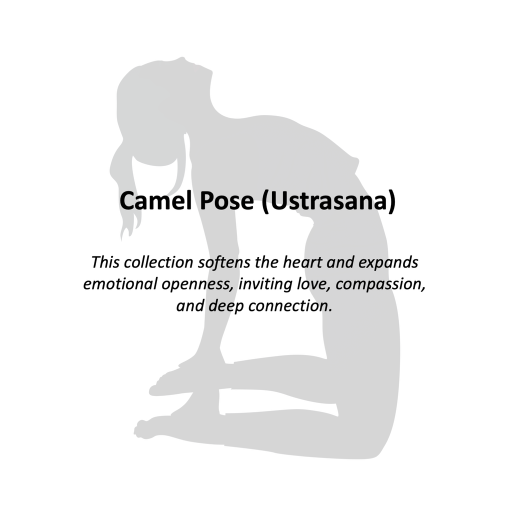 OPEN HEART - Camel Pose (Ustrasana) - Yoga Crystals Rox Box Collection