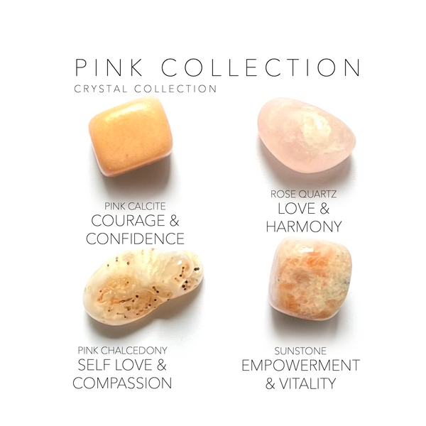 PINK COLLECTION --- Rox Box - healing crystal set - Crystal Grids