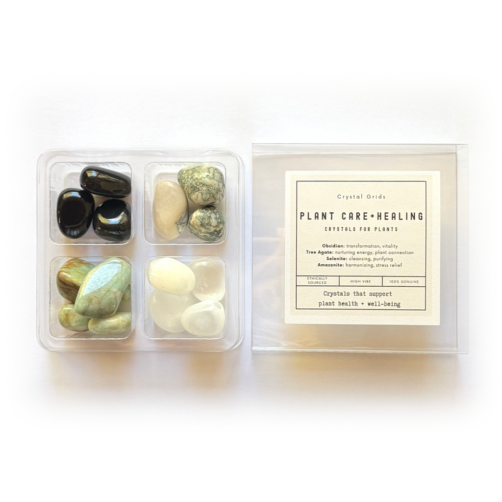 PLANT CARE + HEALING SET - Crystals for Plants Rox Box