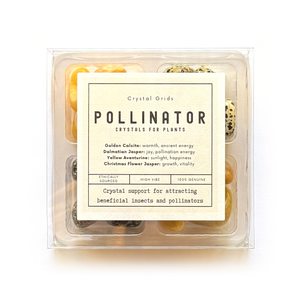 POLLINATOR + BEE-FRIENDLY GARDEN SET- Crystals for Plants Rox Box