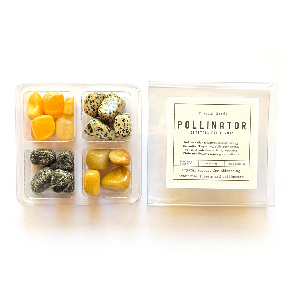 POLLINATOR + BEE-FRIENDLY GARDEN SET- Crystals for Plants Rox Box