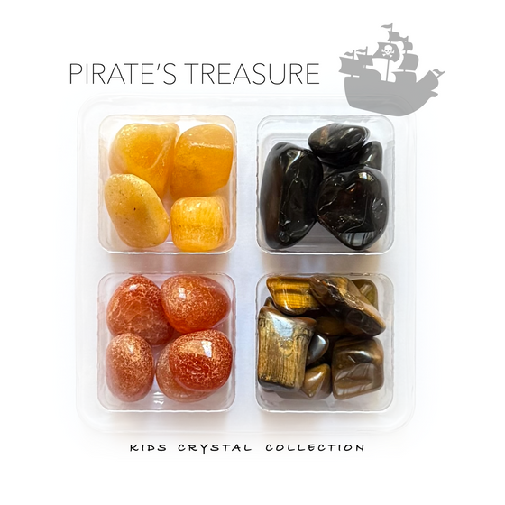 PIRATE'S TREASURE - Kids Crystal Sets - Rox Box - rock collection