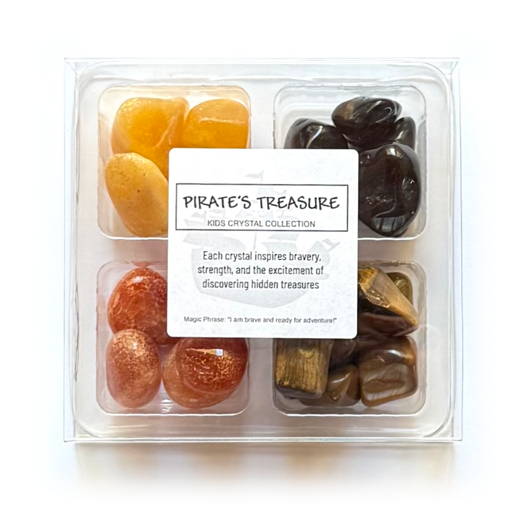 PIRATE'S TREASURE - Kids Crystal Sets - Rox Box - rock collection