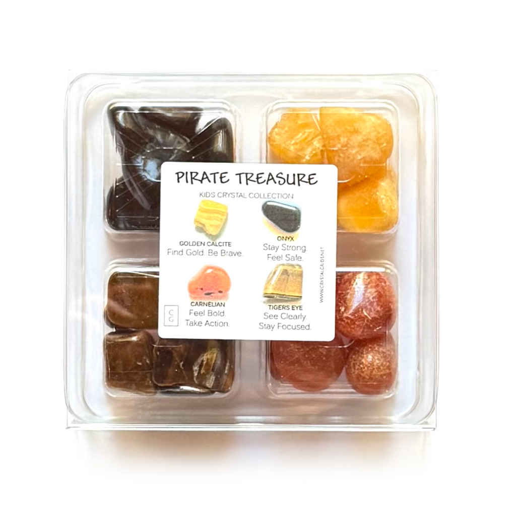 PIRATE'S TREASURE - Kids Crystal Sets - Rox Box - rock collection