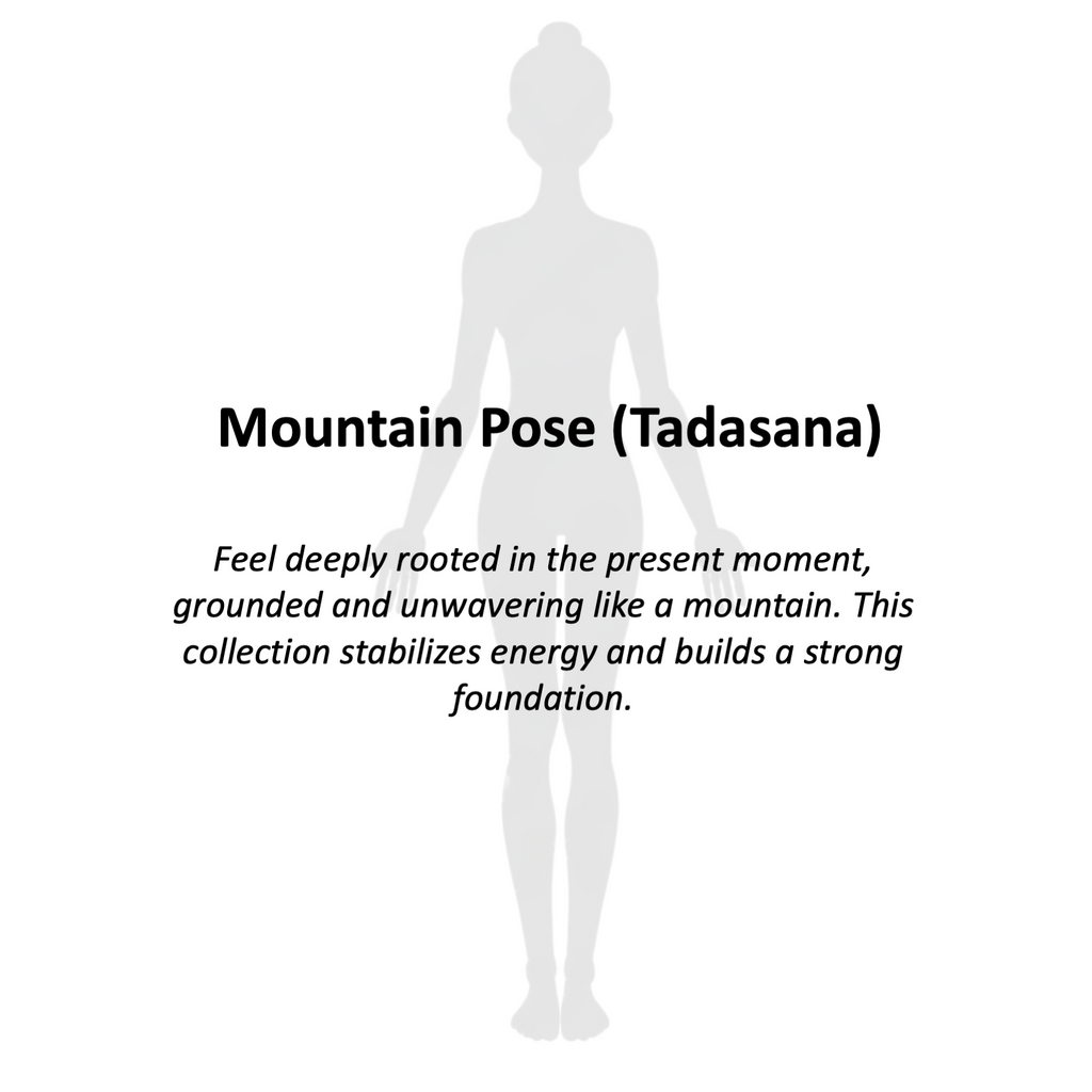 ROOTED PRESENCE  Mountain Pose (Tadasana) - Yoga Crystals Rox Box Collection