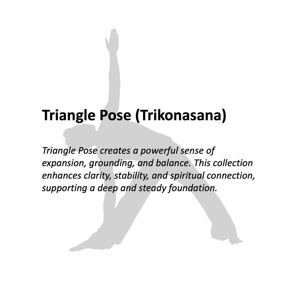 SACRED ALIGNMENT - Triangle Pose (Trikonasana) - Yoga Crystals Rox Box Collection