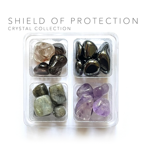 SHIELD OF PROTECTION ---  Rox Box -- crystal gift set