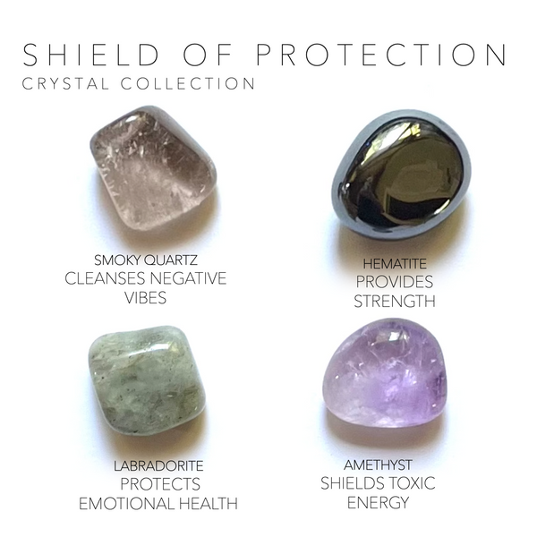 SHIELD OF PROTECTION --- Rox Box -- crystal gift set - Crystal Grids