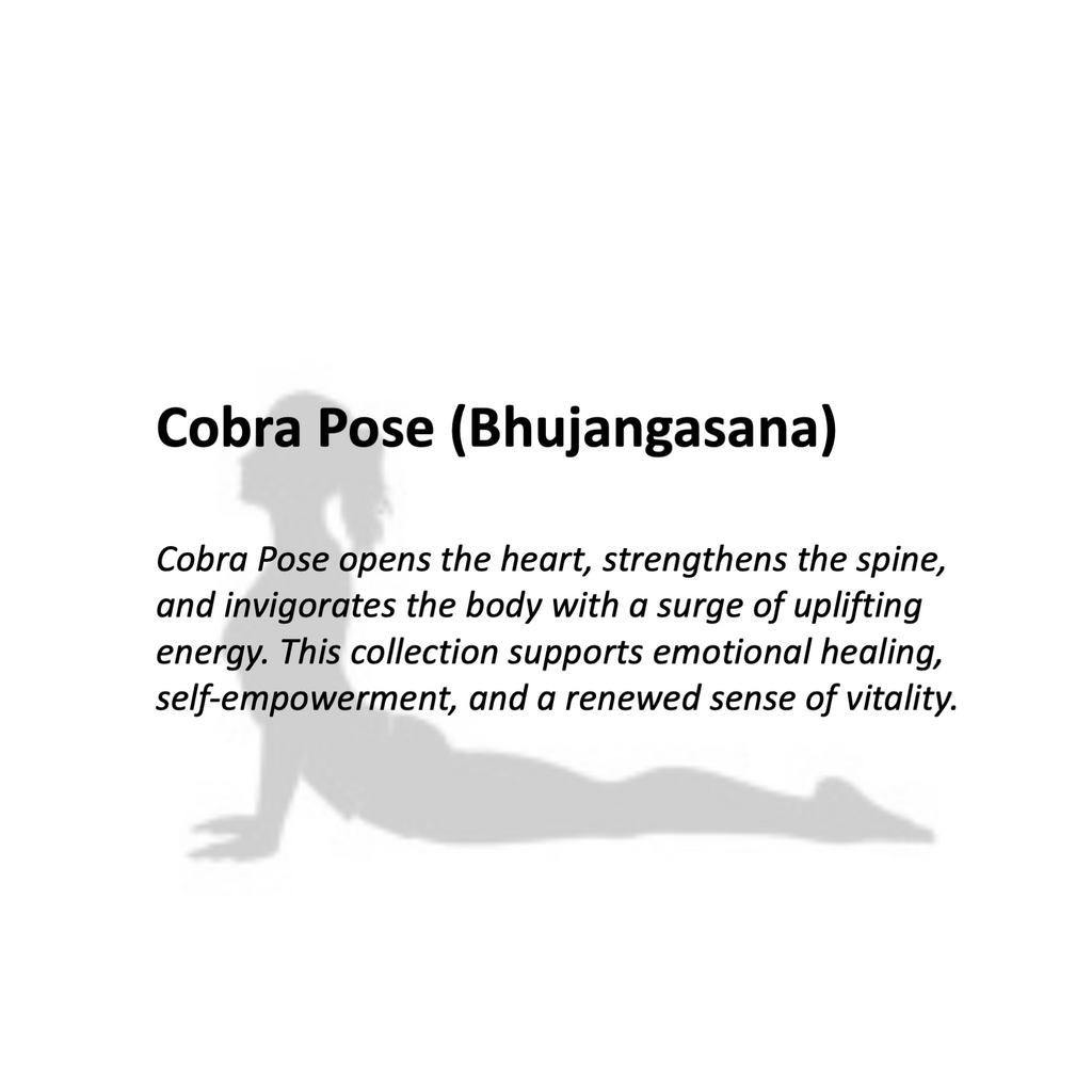 SOUL GLOW - Cobra Pose (Bhujangasana) - Yoga Crystals Rox Box Collection