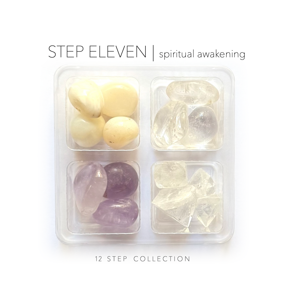 STEP 11 - sobriety stones - Rox Box - recovery crystal set