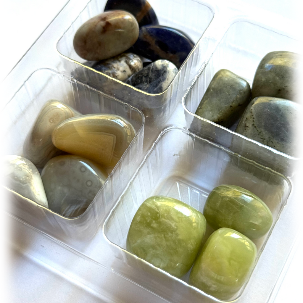 STEP 5 - sobriety stones - Rox Box - recovery crystal set