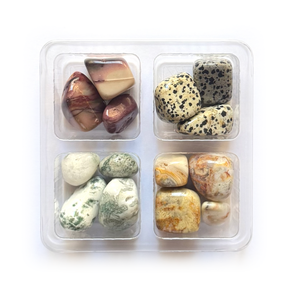 STEP 10 - sobriety stones - Rox Box - recovery crystal set