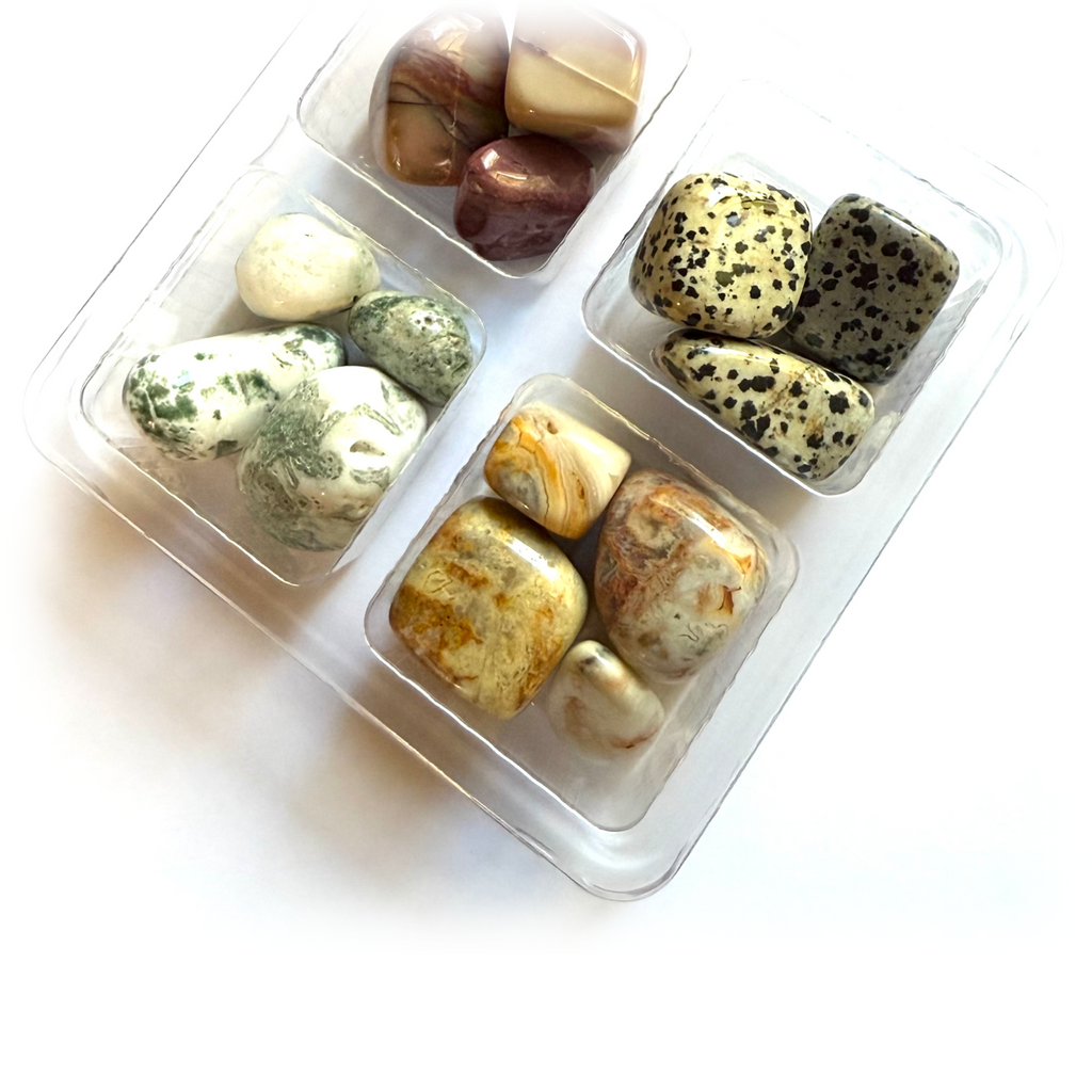 STEP 10 - sobriety stones - Rox Box - recovery crystal set