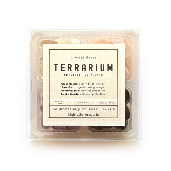 CRYSTAL TERRARIUM COMPANION SET- Crystals for Plants Rox Box - Crystal ...