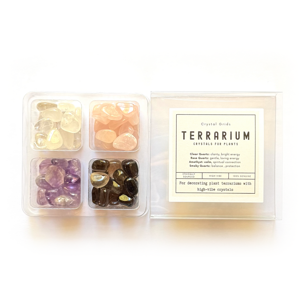 CRYSTAL TERRARIUM COMPANION SET- Crystals for Plants Rox Box