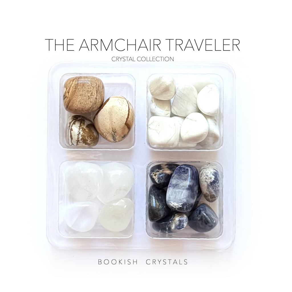 THE ARMCHAIR TRAVELER - Bookish Crystals Rox Box Collection