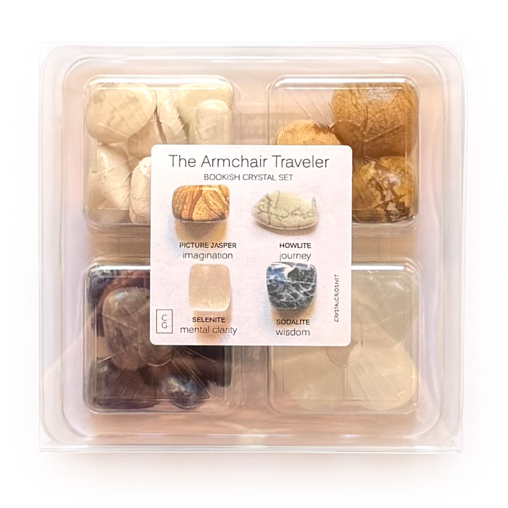 THE ARMCHAIR TRAVELER - Bookish Crystals Rox Box Collection