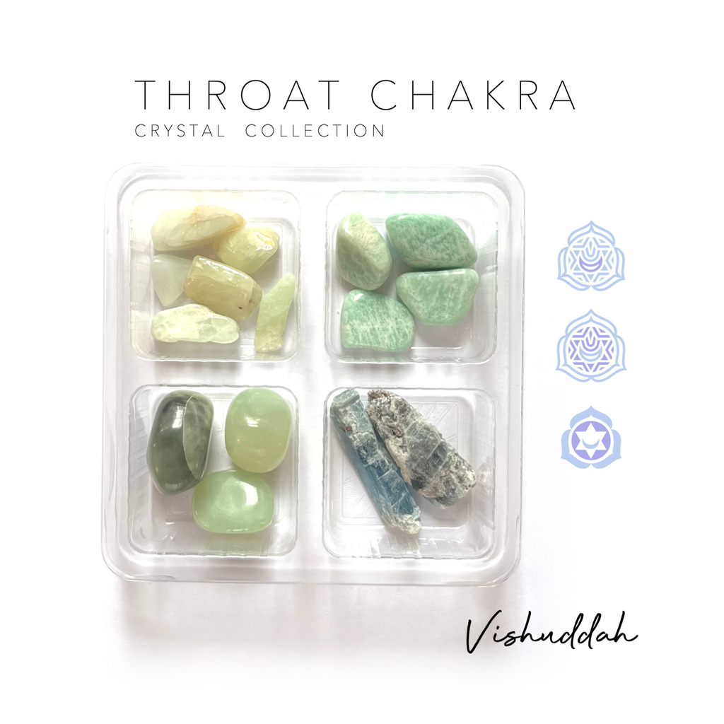 THROAT CHAKRA  ---  Rox Box -- crystal gift set
