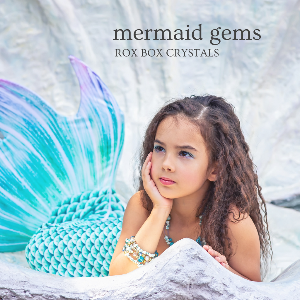 MERMAID GEMS - Kids Crystal Sets - Rox Box - rock collection